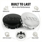4Pcs/set Anti-Rust Snap-On Wheel Center Hub Caps Center Covers for Jeep Renegade Compass Wrangler JK Patriot Grand Cherokee SRT