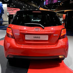 3D Metal Yaris Logo Emblem Badge Matte black Chrome Plated Trunk Letter Sticker For Toyota Yaris Car Exterior Decor Accessories