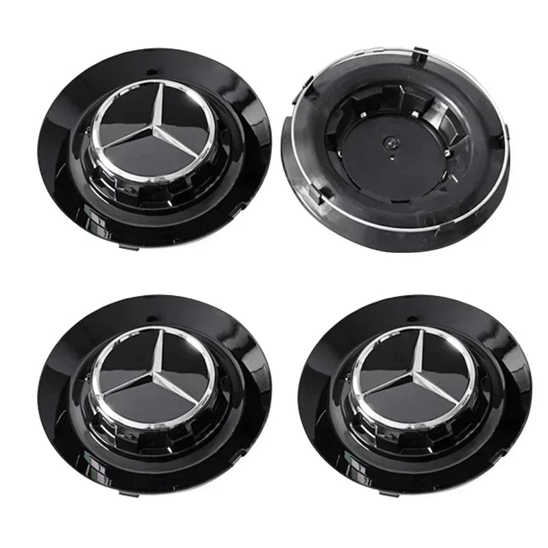 4PCS 147mm C-1028 17028 Car Styling Wheel Center Cap Hub Covers Badge Car Accessories For Mercedes Benz AMG G350 G500 G63 G65