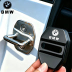 4Pcs Zinc Alloy  Car Door Lock Buckle Protection Cover Anti-Collision Shock Absorbing Cushion Stickers For BMW G80 G06 G07 G42 G