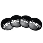 4pcs Car Styling Wheel Center Hub Caps Tire center Covers Hubcap For Jeep Grand Cherokee Wrangler JK Gladiator Compass Renegade