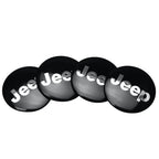 4pcs Car Styling Wheel Center Hub Caps Tire center Covers Hubcap For Jeep Grand Cherokee Wrangler JK Gladiator Compass Renegade