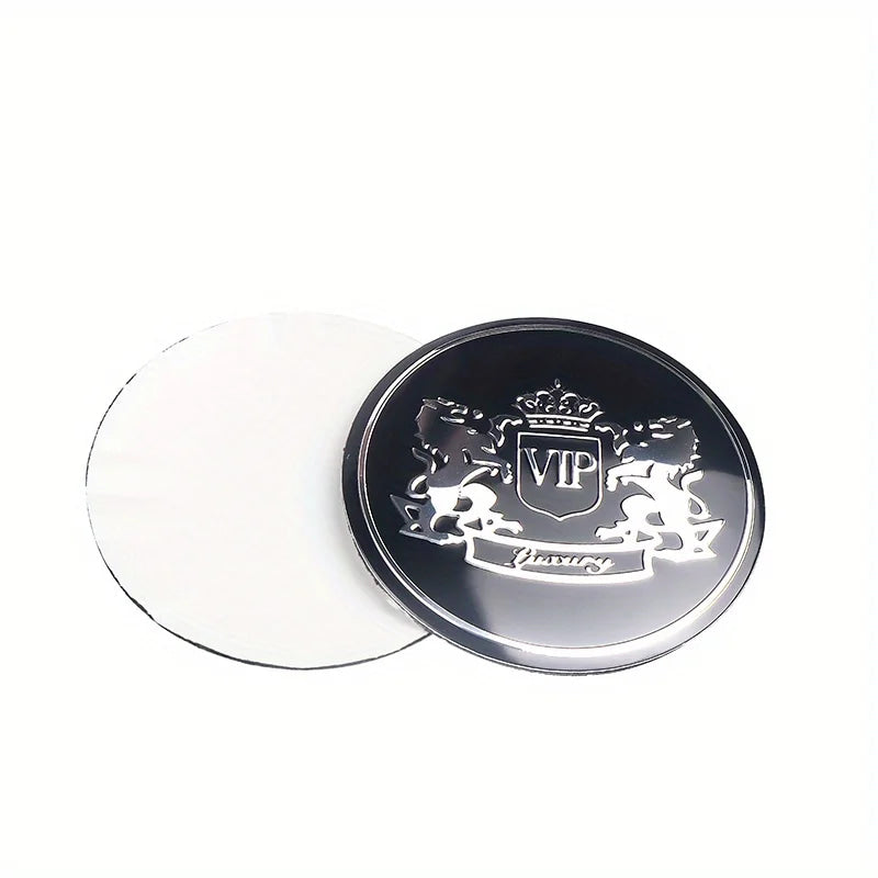Car Styling 4Pcs/set 56mm Lion VIP Lion Emblem Wheel Center Cap Sticker Decoration Decal For BMW Audi Nissan Toyota Honda Dodge