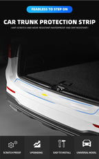 Car Transparent Rear Guard Plate Trunk Sticker For Chevrolet Silverado Impala Malibu Equinox Cruze Camaro Tahoe/Suburban Cavalie