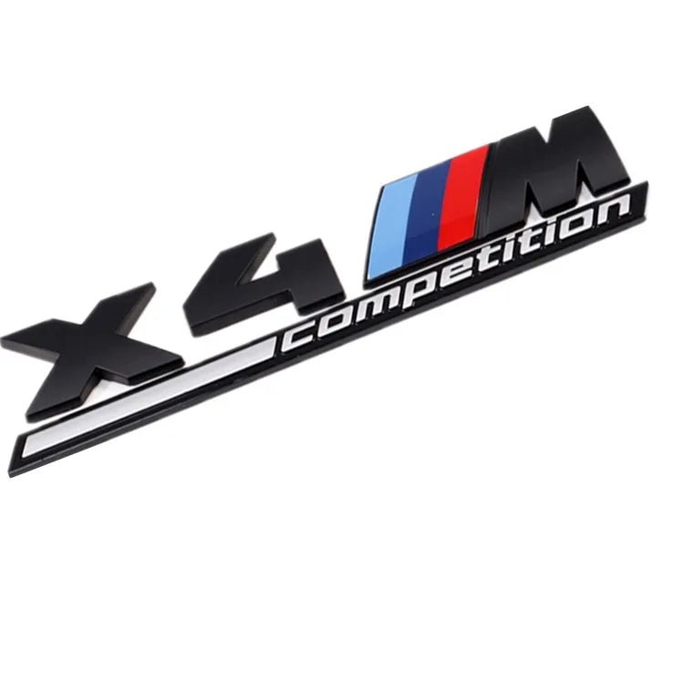 3D Metal Thunder Rear Tail Side Label Sticker Accessories For BMW X1 X2 X3 X4 X5 X6 X7 iX3 E46 E70 E90 F07 F10 F20