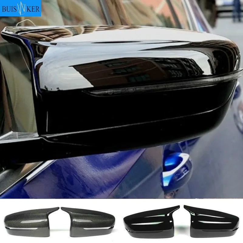 Replacement Mirror Cover For BMW 5 Series G30 G31 Side Rear Mirror Left Hand Driver Carbon Fiber ABS 2017 2018 2019