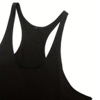 Mens Bodybuilding Faux Cotton Tank Top Gym Fitness Sports Sleeveless Top Skull Print Breathable Tank Top Mens Summer Tank Top
