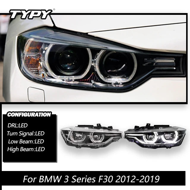 TYPY Dynamic Signal Head Lamp Automotive Accessories Upgrade Modified New LED For BMW 3 Series F30 Headlight 2012-2019