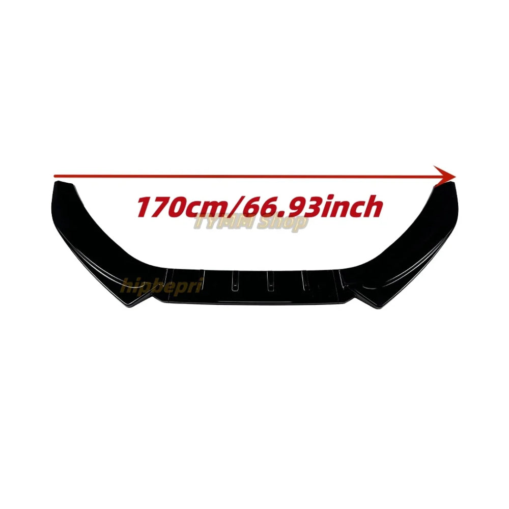 3Pcs Front Bumper Splitter Spoiler Lip For Audi A5 S-Line S5 2012- 2017 Glossy Black Front Bumper Spoiler Diffuser Body Kit