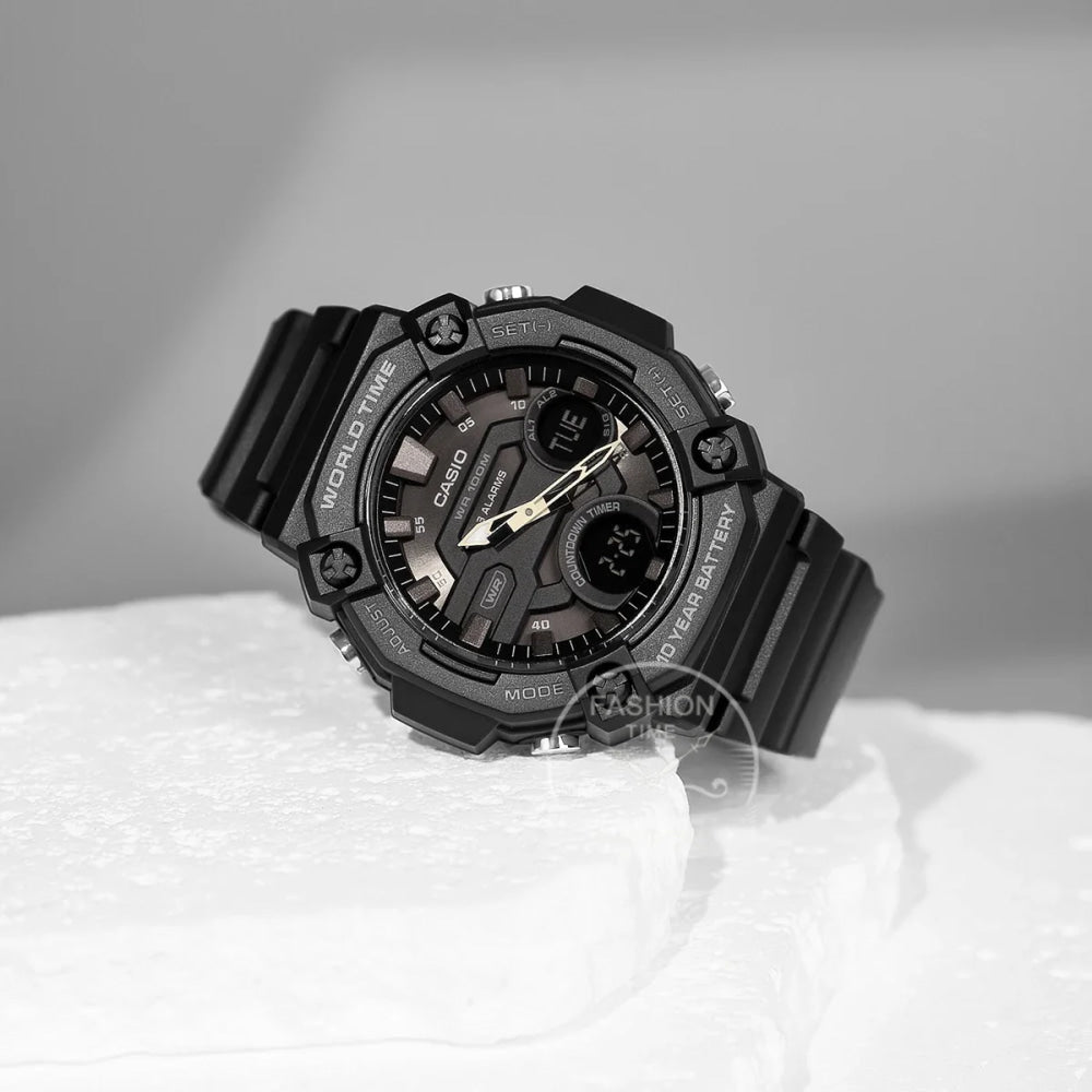 Casio Men's Dual display Multi-function electronic watch AEQ-120W series