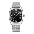 RollsTimi 2026 New Men's Watches Top Brand Luxury Oval Quartz Watch For Men Fashion Watch Man Waterproof VH31 Clock Gift Leathe