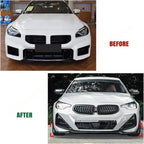 For BMW 2 Series G42 220d 218i 220i 230i M240i xDrive Coupe M Sport 2022-2025 Front Bumper Lip Splitter Spoiler Car Bodykit