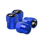 4Pcs Car Wheel Tires  Valve Caps Auto Exterior Accessories For Volkswagen GTI Golf Polo Passat RLine Magotan Jetta Bora Beetle R