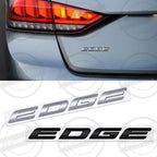 Metal 3D For Ford Fiesta Edge Badge Letter Logo Car Rear Trunk Body Sticker Emblem Glossy Black Accessories