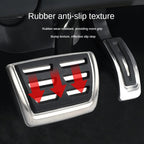 LULECI Car Pedals for Audi AT MT 2009-2024 A4 B8 B9 A6 C7 C8 Q5 High Quality Stainless Steel Accelerator Brake Pedal Cover Pads