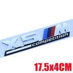 1PCS Car Stickers Car Trunk Sticker Car Badge For BMW X3 X4 F25 F26 G01 G02 X5 G05 X6 F15 F16 E70 E71 M Competition