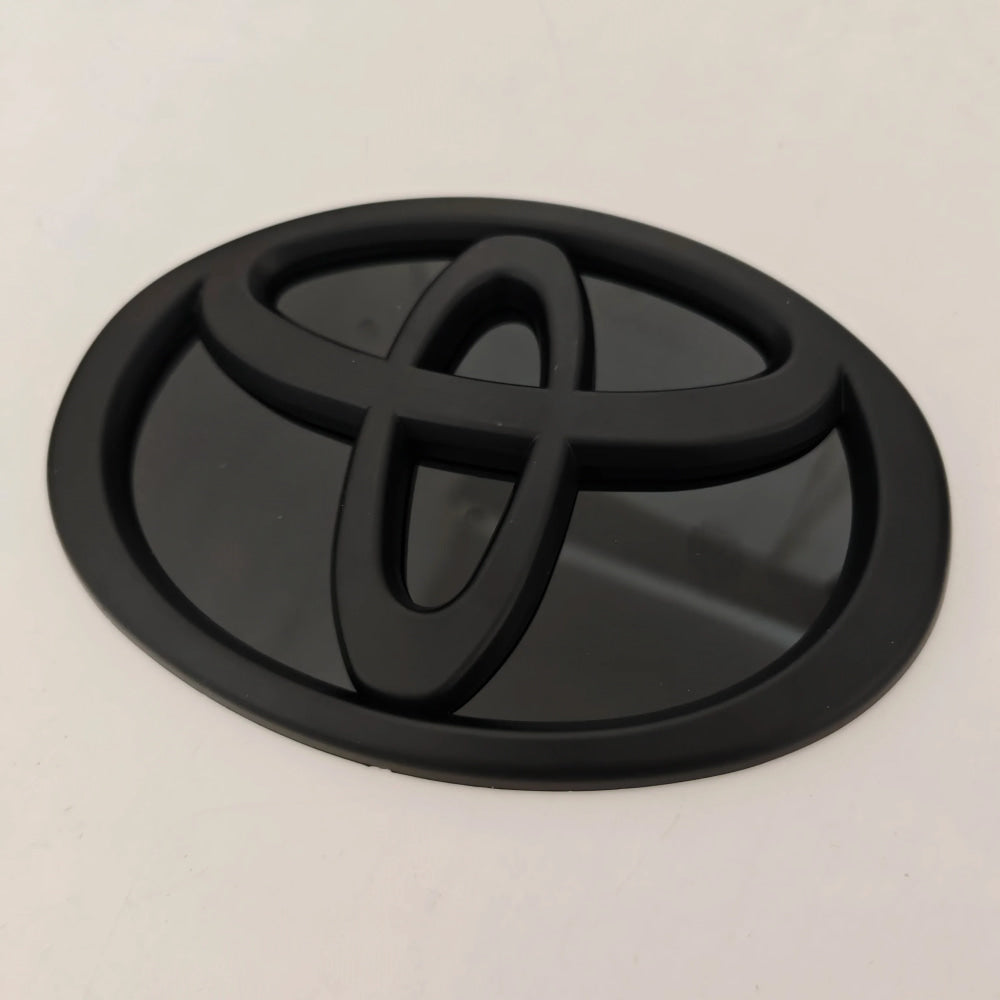 Modified Black Bottom Front Grille Badge Trunk Car Logo Suitable for Toyota RAV4 CAMRY COROLLA LANDCRUSER RAV4 VIOS SIENNA YARLS