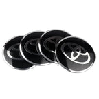 4Pcs 56MM Car Styling Aluminum Wheel Center Hub Caps Stickers For Toyota Rav4 Corolla Camry Aqua Yaris Cross Auris TRD GR Sport