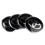 4Pcs 56MM Car Styling Aluminum Wheel Center Hub Caps Stickers For Toyota Rav4 Corolla Camry Aqua Yaris Cross Auris TRD GR Sport