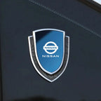 Car Metal Shield Emblem Car Side Fender Body Trunk Badge Sticker for Nissan Qashqai Juke Micra X-Trail Sentra Patrol Accessories