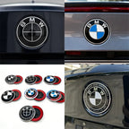 Car Sticker Easy Installation 82mm For BMW Hood Bonnet Logo Emblem Badge  Ultra Durable Anti-Rust Waterproof Front Accessory