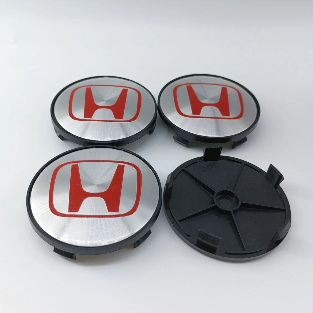 4pcs65mm 68mm For H Honda Mugen Pilot TypeR TypeS Insight CarStyling Wheel Center Hub Caps Cover Replacement Accessoriesstickers