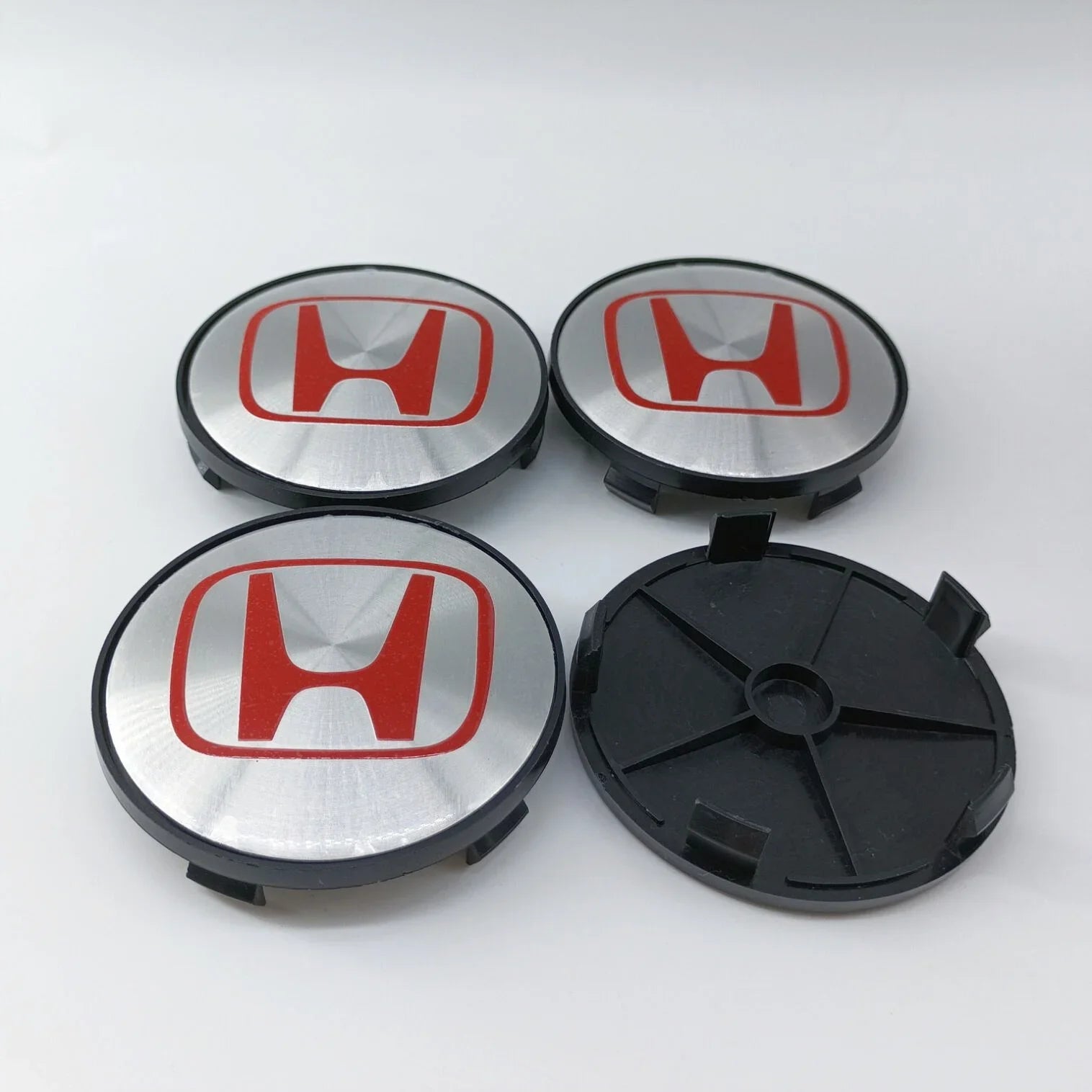 4pcs65mm 68mm For H Honda Mugen Pilot TypeR TypeS Insight CarStyling Wheel Center Hub Caps Cover Replacement Accessoriesstickers