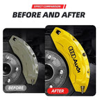 6pcs Car Caliper Sticker for Audi Sport Sline S3 A3 B5 B6 B7 B8 B9 8P 8V 8L A5 A4 C6 C5 A1 A6 A7 A8 Auto Logo Tire Brake Decals