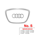 Car Styling Steering Wheel Center Logo Covers Trim Accessorie Fit  AUDI A6L Q7 Q3 Q5 A7 A5 A3 A4L A8L A8 Q5L Q8 A7 Q6 E-TRON SQ5