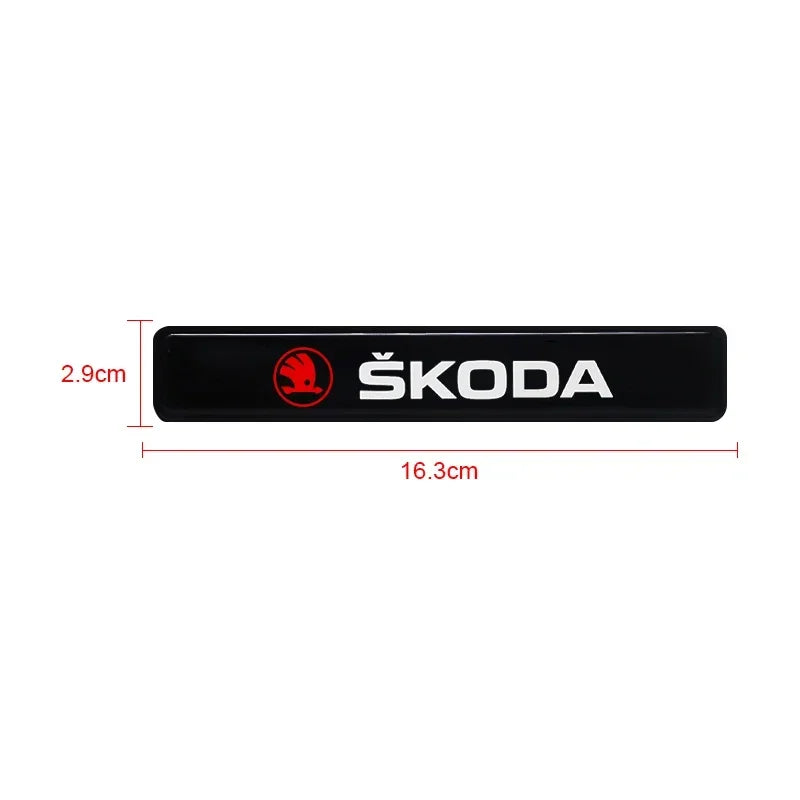 For Skoda Octavia 2 3 Car Front Grille Sticker Badge Car Head Grill Emblem LED Light Emblem For Skoda Octavia MK2 MK1 2 3 A5 A7