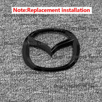 Mazda 3 sport glossy black ABS Car Front Grille Eemblem Rear Trunk Badge Sticker For 2008-2013 Mazda 3 Logo Accessories