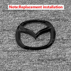 Mazda 3 sport glossy black ABS Car Front Grille Eemblem Rear Trunk Badge Sticker For 2008-2013 Mazda 3 Logo Accessories