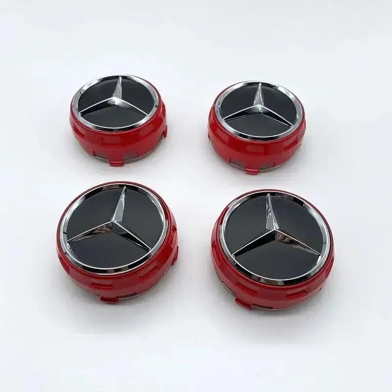 4PCS 75mm NEW Car Wheel Center Hub Caps Cover for Mercedes Benz AMG GLC GLK CLA W166 W163 W221 Interior Mouldings LGG-DA-BENZ