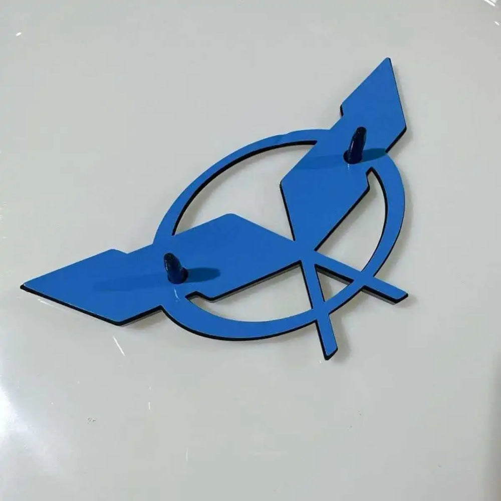 for Chevrolet Corvette 60 Years Camaro Aveo Cruze Malibu Captiva Trax Niva Captiva 3D ABS Car Fender Rear Trunk Emblem Sticker