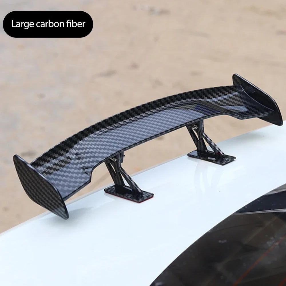 For GT Style Small Rear Trunk Spoiler Wing Car Rear Spoiler Boot Mini Wing Model Decoration Auto Accessories Universal Wing