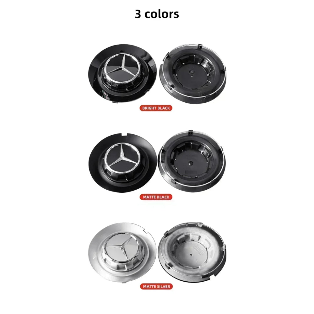 4PCS 147mm C-1028 17028 Car Styling Wheel Center Cap Hub Covers Badge Car Accessories For Mercedes Benz AMG G350 G500 G63 G65