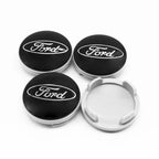 4Pcs 56mm 60mm 54mm Car Wheel Center Hub Cap Rim Cover Stickers For Ford Focus Mondeo Edge Ecosport Ranger Fiesta Fusion Kuga
