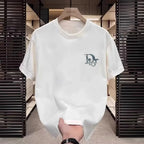 Fashion short-sleeved T-shirt - Men's and Women's New season round-neck printed 250G100%cotton half-sleeve T-shirt - Casual wear