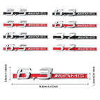 3D ABS Car Styling Logo 3.2 5.5 6.3 6.5 AMG Badge Fender Side Rear Trunk Sticker for Mercedes Benz A CLA GLC W108 W222 C180 W190