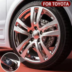 4PCS Crown Style Tire Valve Stem Caps, Air Caps Cover, Aluminum Alloy Dustproof And Waterproof Valve Caps Cover For All Toyota