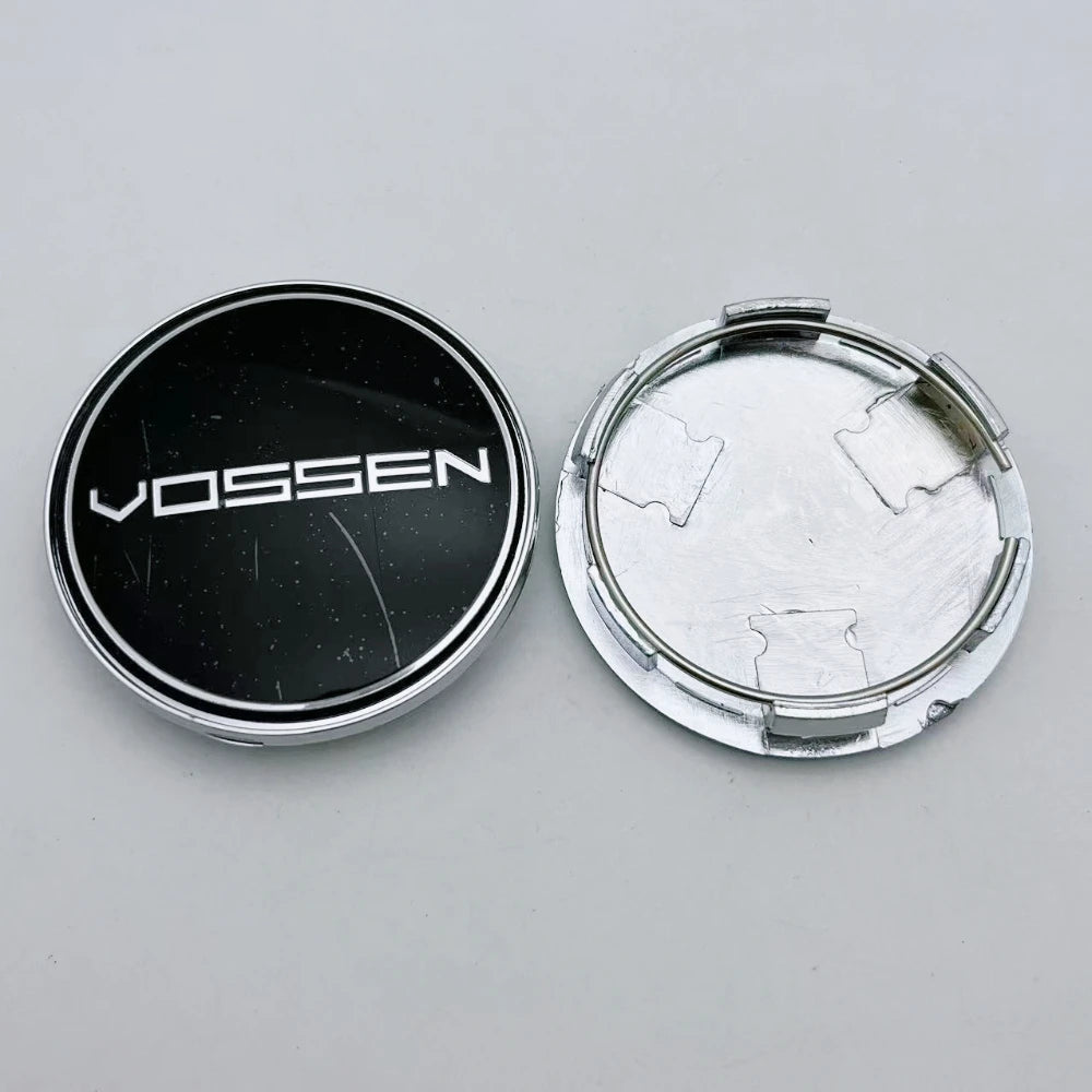 4pcs/set 68mm ( Clips 62mm ) Car Wheel Center Caps Rim Hub Dust Cover Wheel Hubcaps Vossen Logo Emblem Badge Car Accessories