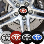 4pcs 56mm Car Styling Wheel Center Hub Caps Stickers Badge Emblem Decoration Decal For Toyota Corolla Auris Yaris CHR Rav4 Hilux