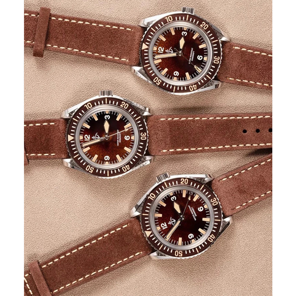 Hruodland F025 Retro Sport Men Watch HZ2565 Automatic Mechanical Stainless Steel Leather Strap Diving  reloj hombre watch for me