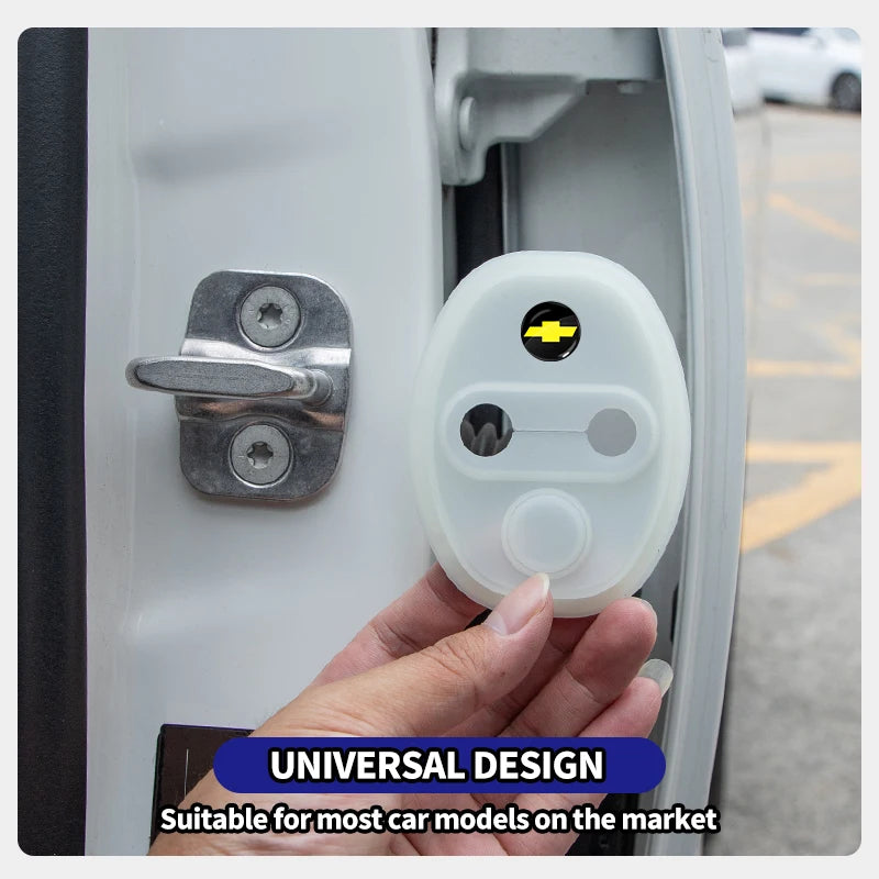 Silicone Car Door Protector - Shockproof, Mute, Dustproof For Chevrolet Silverado Impala Malibu Equinox Cruze Camaro Spark Aveo