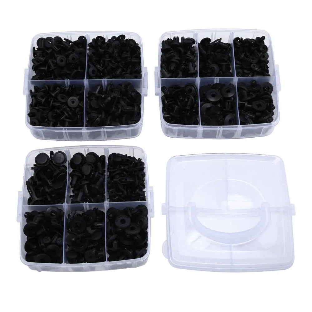 750 Pcs Car Retainer Clips Auto Fasteners Push Trim Clips Pin Rivet Bumper Kit Accessories