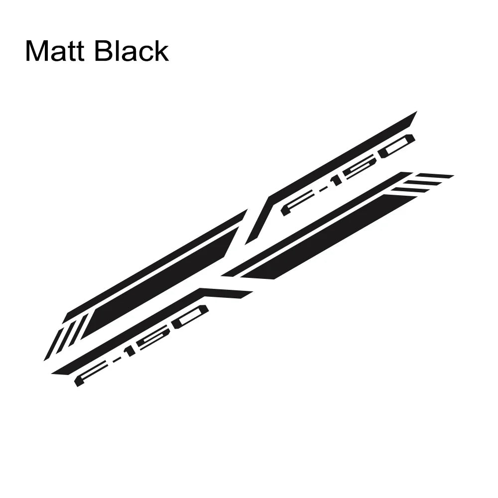 For Ford F150 Raptor Lariat Limited Pickup Bed Side Sticker Car Stripes Style Decor Decal Truck Vinyl Cover Auto Accessories