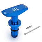 Car Oil Dipstick Pull Handle Engine Oil Pullhandle Aluminum Billet Black Blue Red Brand New Universal Automobile Replacement