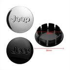 4Pcs/set Anti-Rust Snap-On Wheel Center Hub Caps Center Covers for Jeep Renegade Compass Wrangler JK Patriot Grand Cherokee SRT
