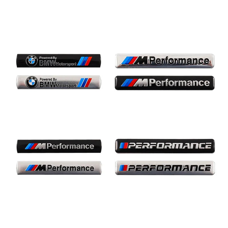 3D Aluminum Car Styling Sticker Body Trunk Decoration Decal Emblem For BMW M Sports Performance E46 E90 E60 F20 X1 X2 X3 F10 F30