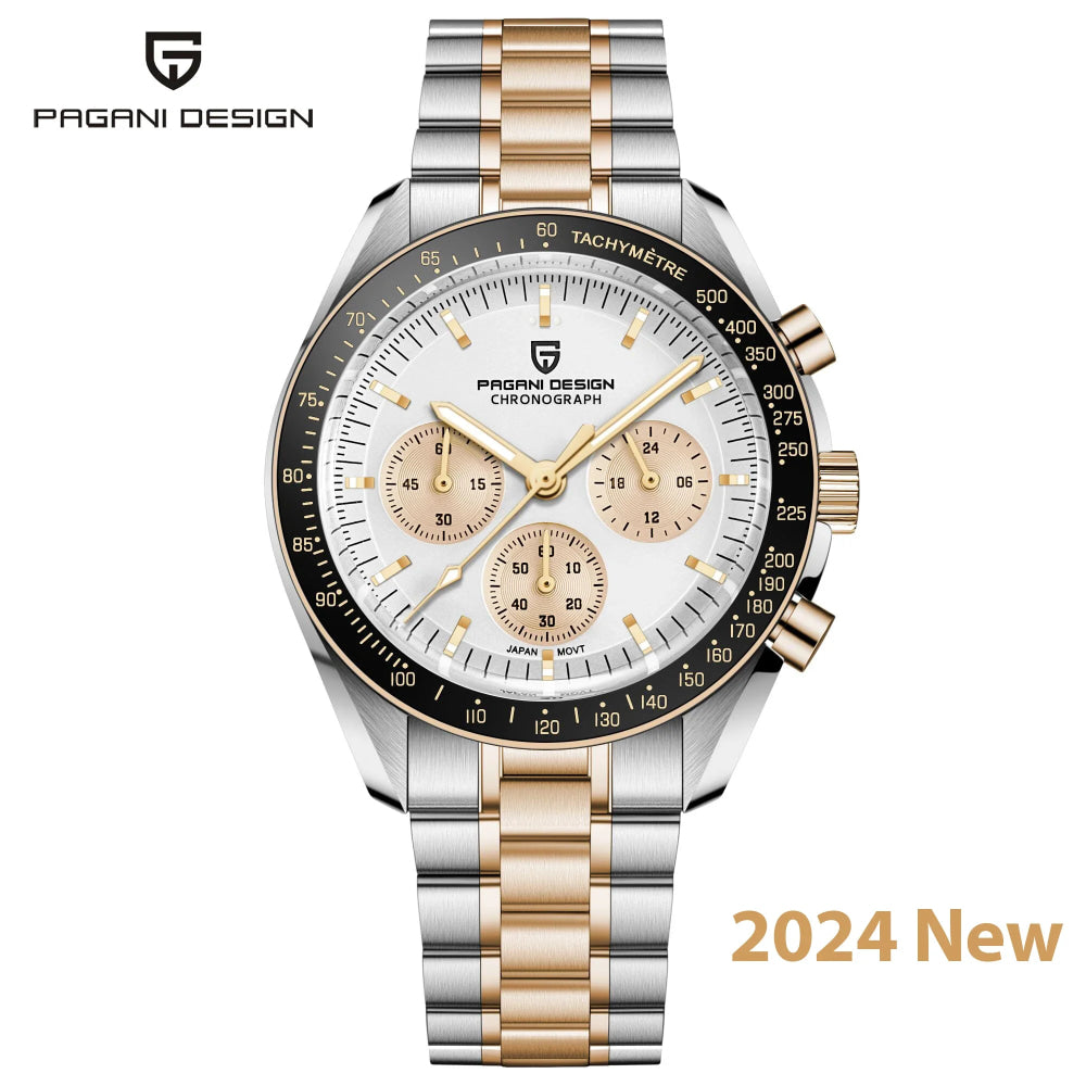 2025 New PAGANI DESIGN AK Project Mars Men's Watches Luxury Quartz Watch Men AR Sapphire Speed Sport Chronograph Automatic Date